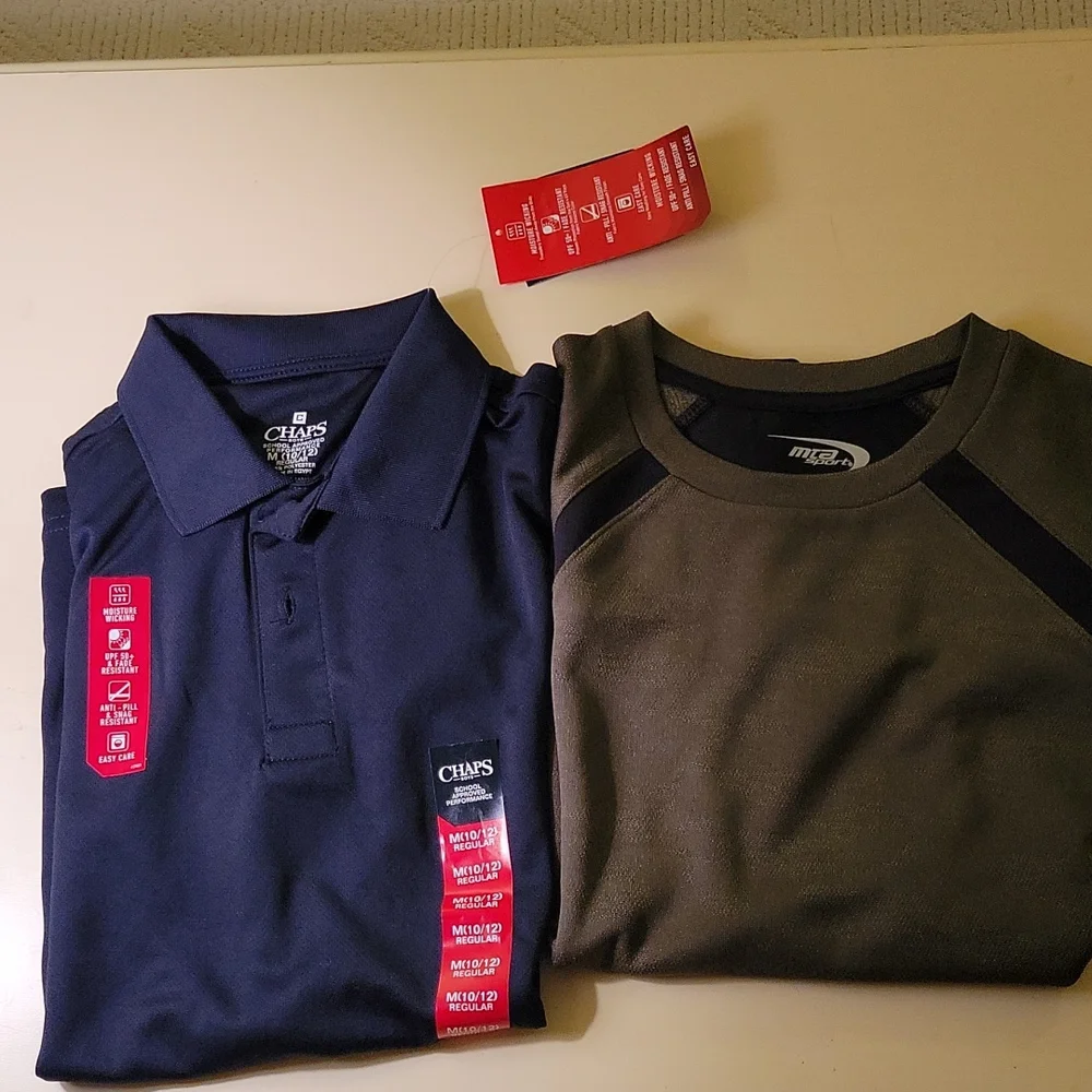 Boys Short-sleeved Shirt Bundle, Size 10